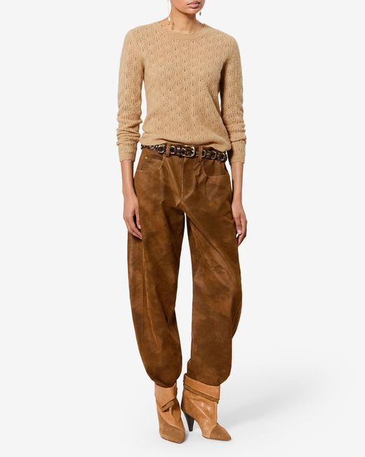 Isabel Marant White Obeline Alpaca Sweater
