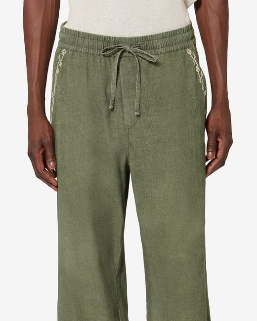 Isabel Marant Green Zabel Pants for men