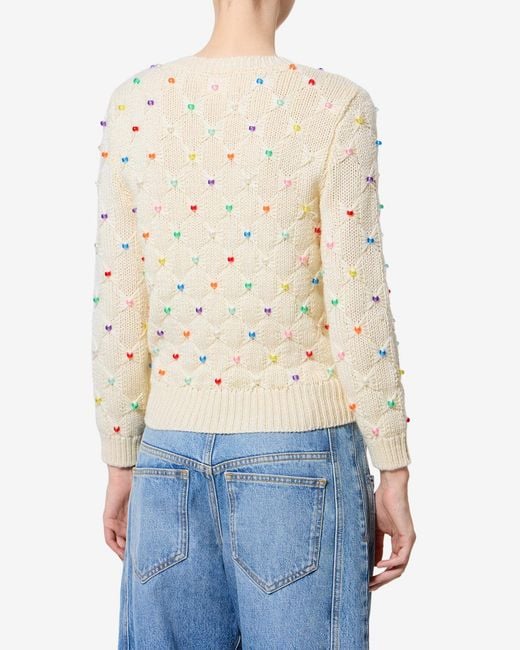 Isabel Marant White Priyanka Pullover