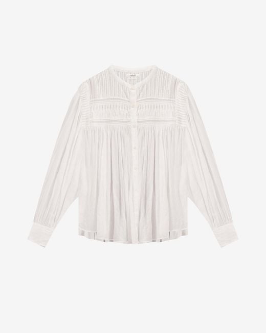 Isabel Marant White Plalia Blouse
