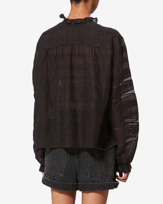 Isabel Marant Black Peline Top