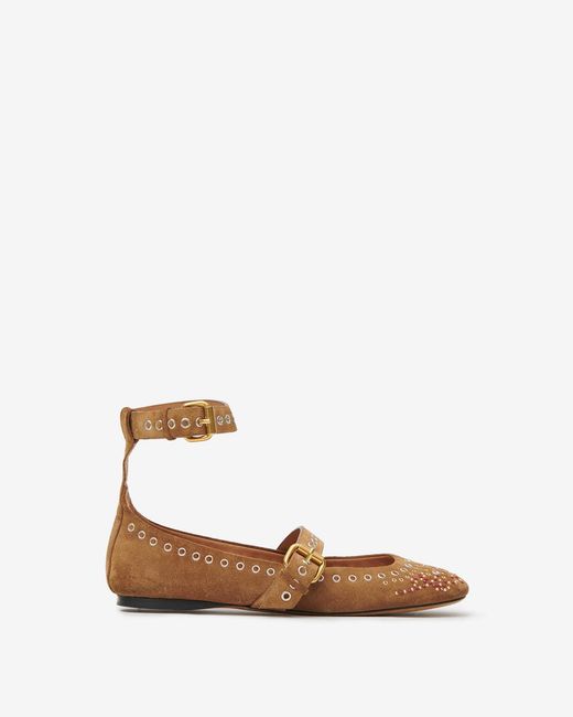 Isabel Marant Brown Ylza Ballerinas