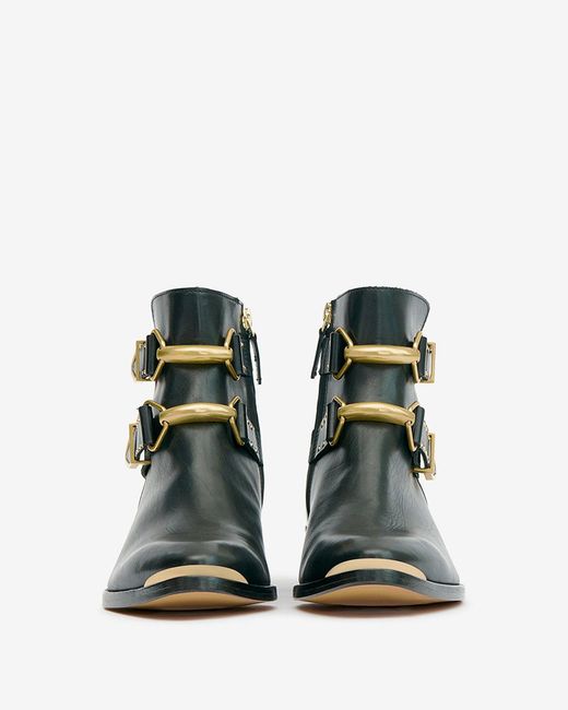 Isabel Marant Green Zalya Boots