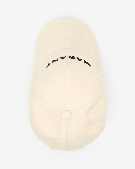 Isabel Marant Basecap Tyron Mit Logo in White für Herren