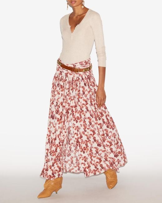 Falda Gwendy Isabel Marant de color Red