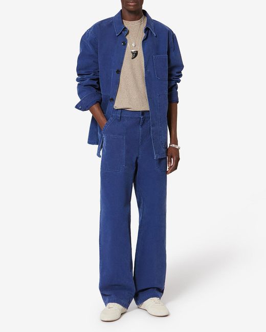 Isabel Marant Blue Ardy Jacket for men