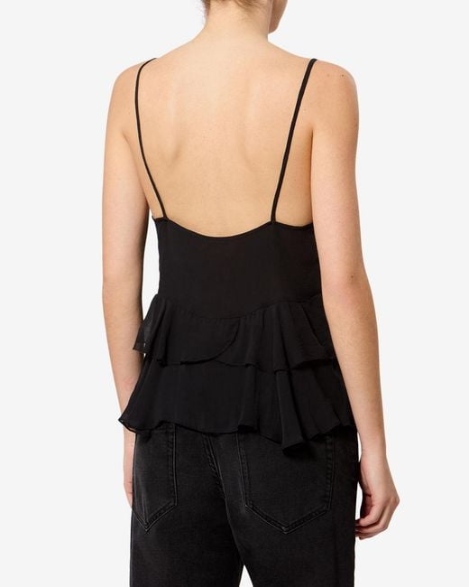 Isabel Marant Black Briara Top