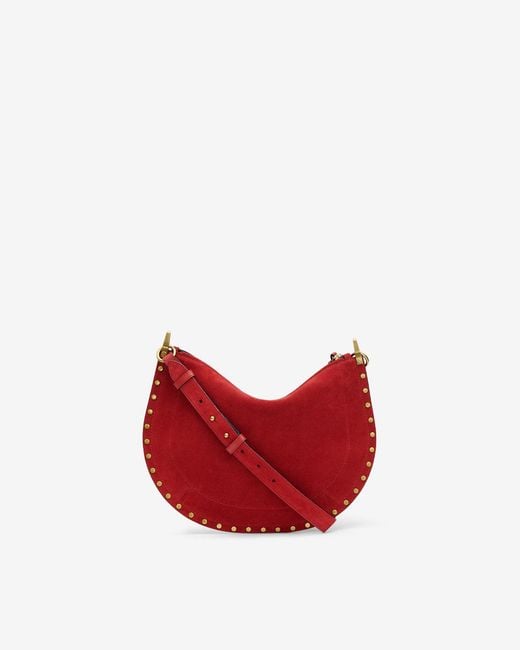 Isabel Marant Red Oskan Soft Zipped Bag