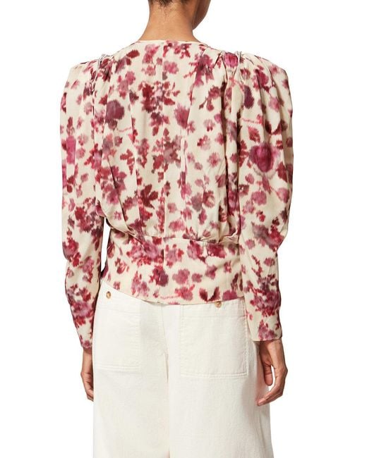 Isabel Marant Red Zarga Top