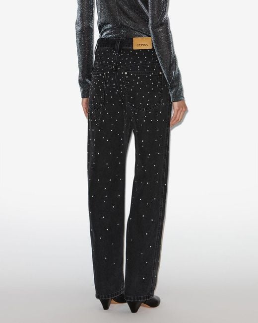 Isabel Marant Black Brinsa Pants