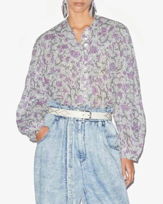 Isabel Marant Gray Salika Blouse
