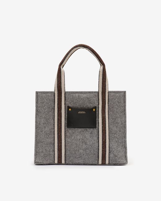 Isabel Marant Gray Aruba E/W Handheld Bag