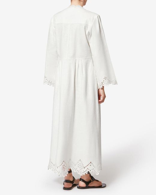 Isabel Marant White Tianny Dress