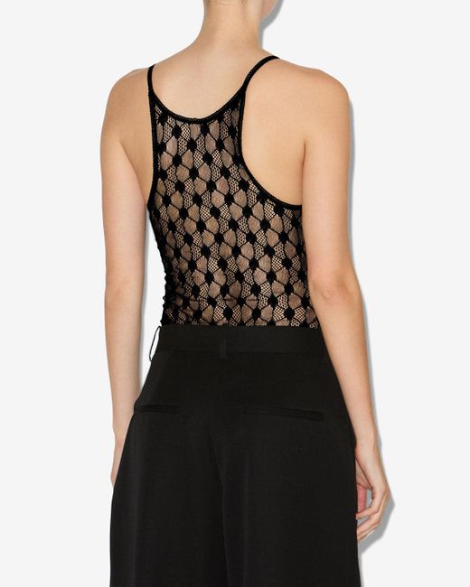 Isabel Marant Black Mildy Bodysuit