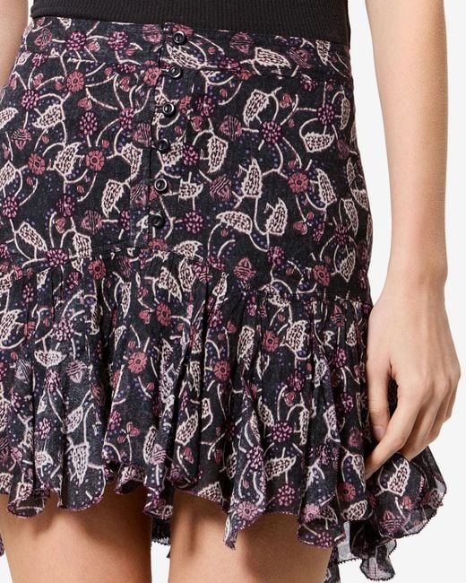 Isabel Marant Black Daneen Skirt