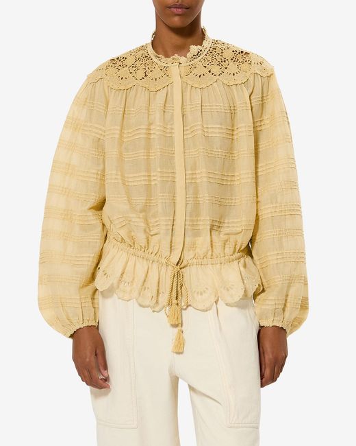 Isabel Marant White Polly Top
