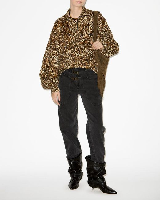 Isabel Marant Brown Wilda Sweatshirt