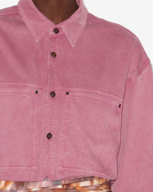 Isabel Marant Pink Hemdbluse Raquel