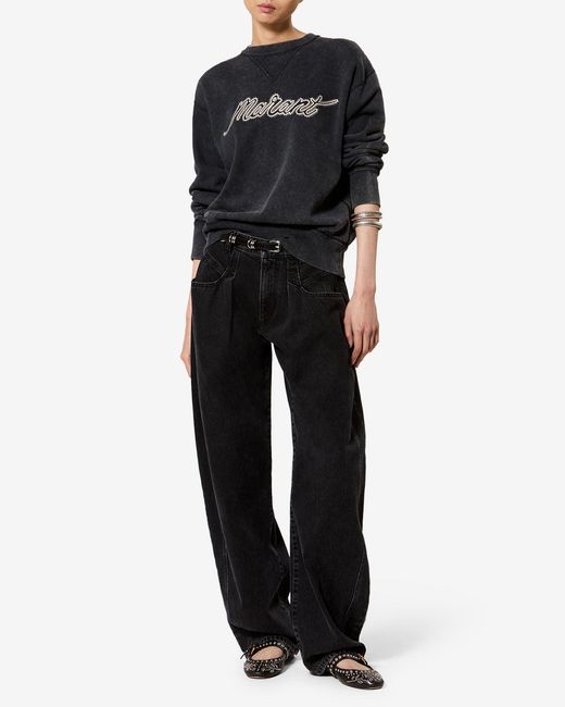 Isabel Marant Black Sweatshirt Sweatshirt Sweat Shirt Rise