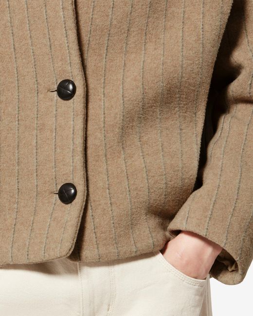 Isabel Marant Natural Dyogo Coat