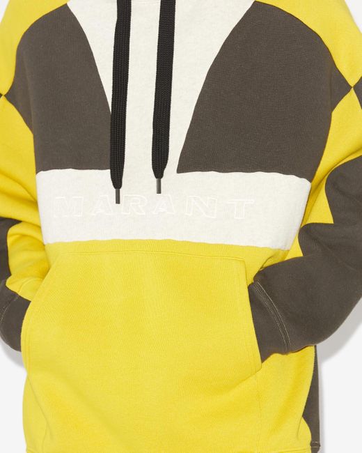 Sweatshirt Wasil Isabel Marant pour homme en coloris Yellow