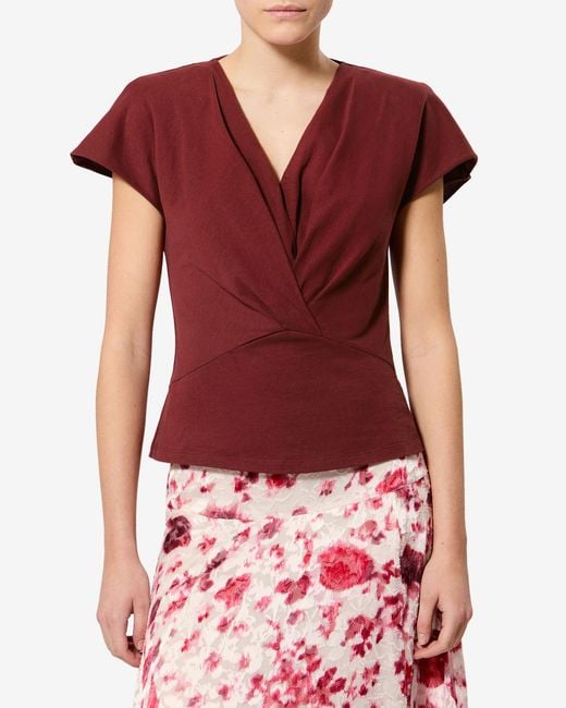 Isabel Marant Red Nadrine T-Shirt