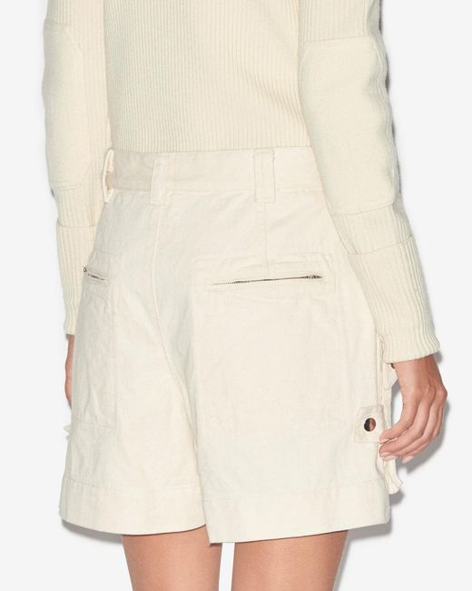 Isabel Marant Natural Jemmy Shorts