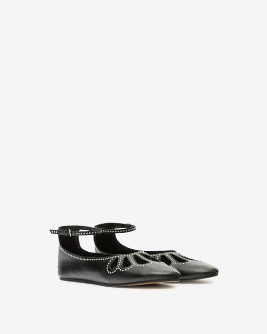 Isabel Marant Green Bloris Ballet Flats
