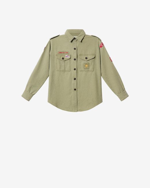 Isabel Marant Green Umberta Shirt