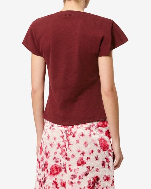Isabel Marant Red Nadrine T-Shirt