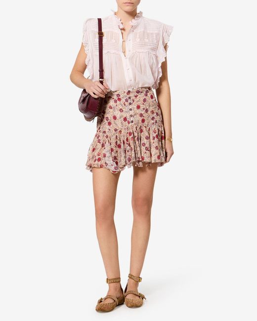 Isabel Marant White Daneen Skirt