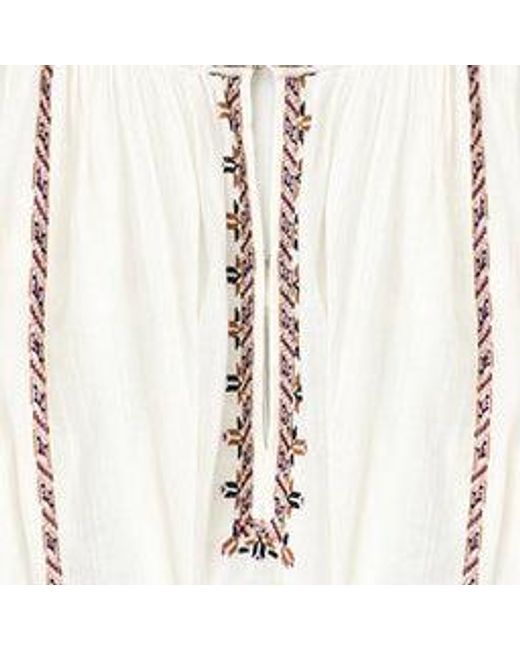 Top Felicity Isabel Marant de color White