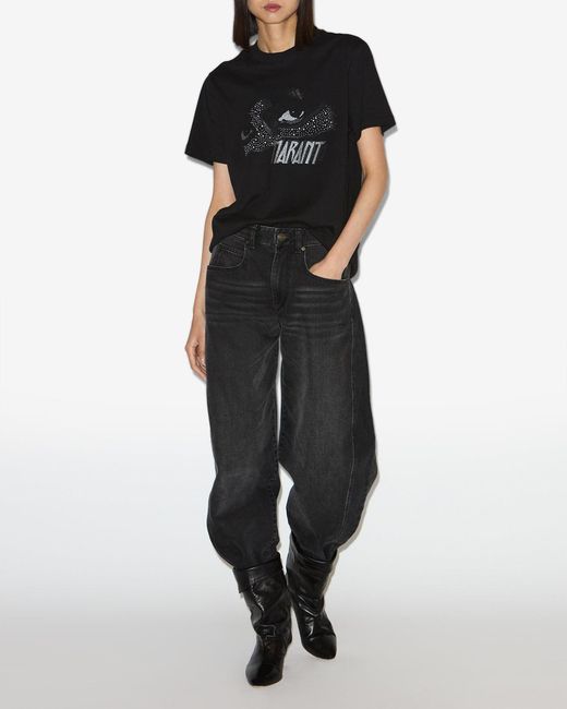 Isabel Marant Black Zoeline T-Shirt