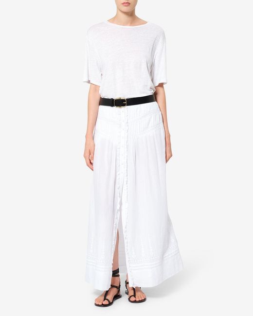 Isabel Marant White Loraine Skirt