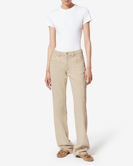 Isabel Marant Natural Jaylis Pants