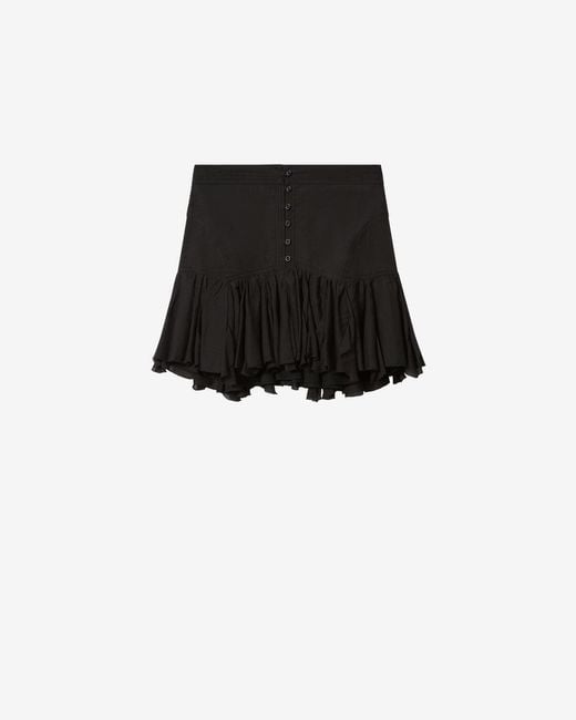 Isabel Marant Black Daneen Skirt