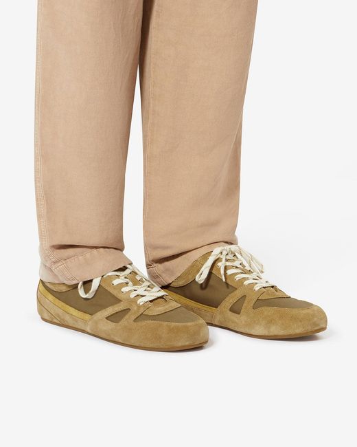 Isabel Marant Green Sennyh Low Sneakers for men