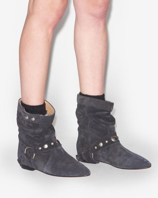 Isabel Marant Stania Boots in Blue | Lyst
