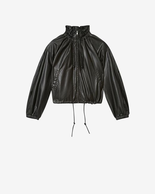 Isabel Marant Black Neela Faux Leather Jacket