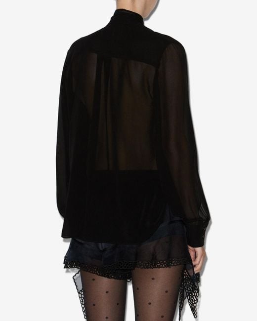 Isabel Marant Black Top Elaura Top