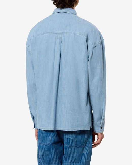 Isabel Marant Blue Vittorio Shirt for men