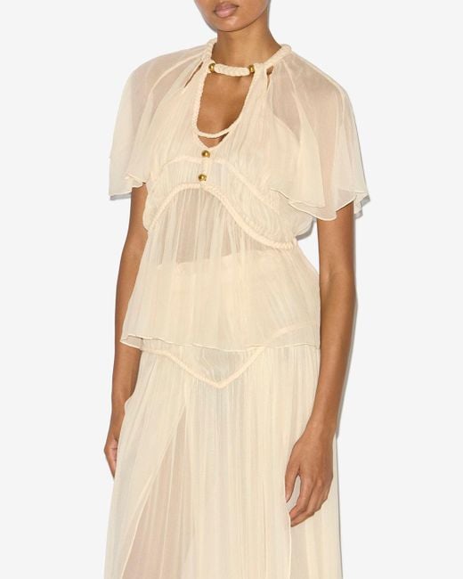 Isabel Marant Natural Top Rosaline