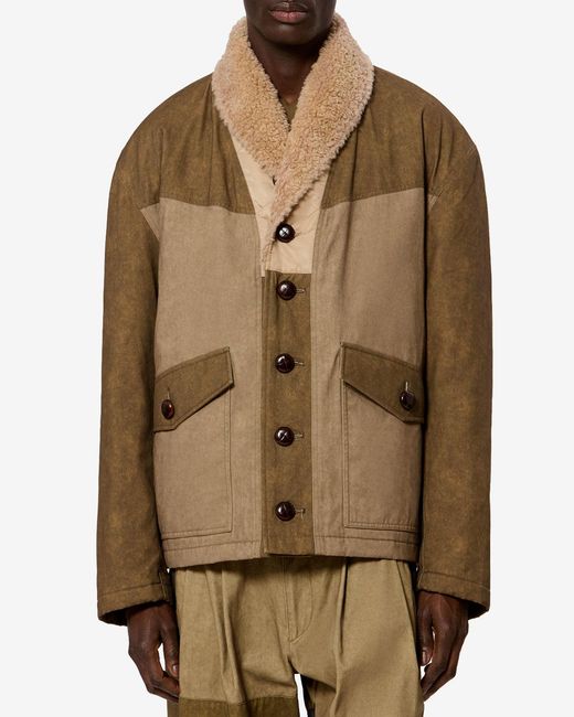 Isabel Marant Natural Toswald Coat for men
