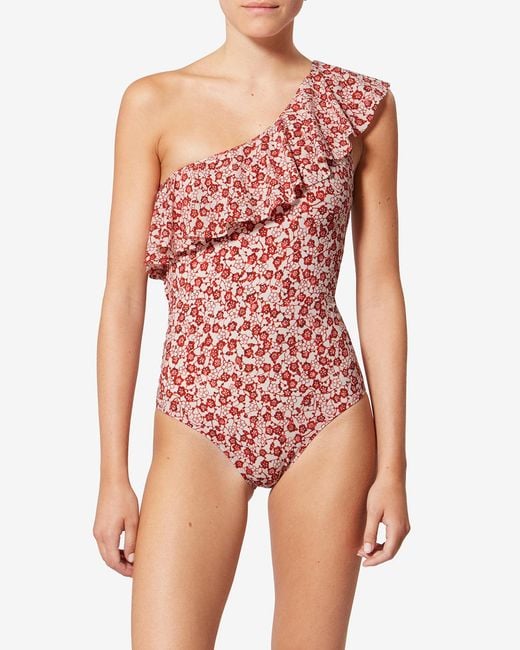 Isabel Marant White Sicilya Swimsuit