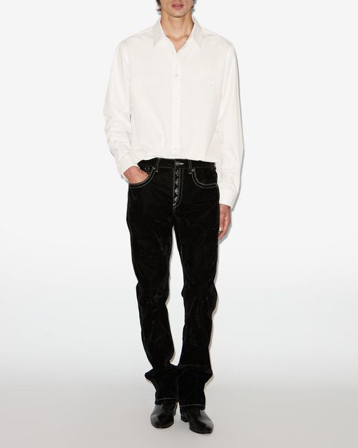 Isabel Marant White Nathan Shirt for men