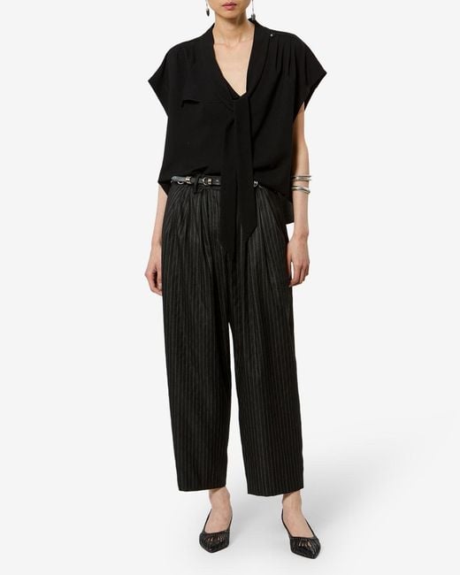 Isabel Marant Black Selene Top