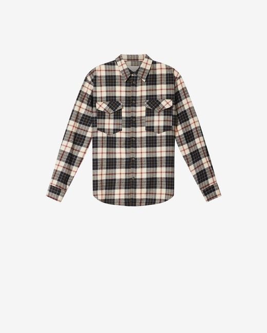 Isabel Marant White Saul Shirt for men