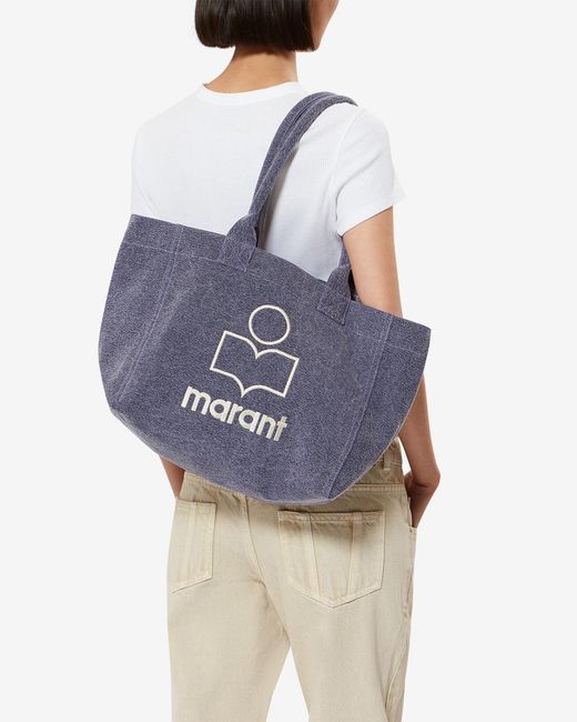 Isabel Marant Blue Yenky Zipped Tote Bag