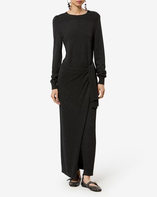 Isabel Marant Black Jozira Dress