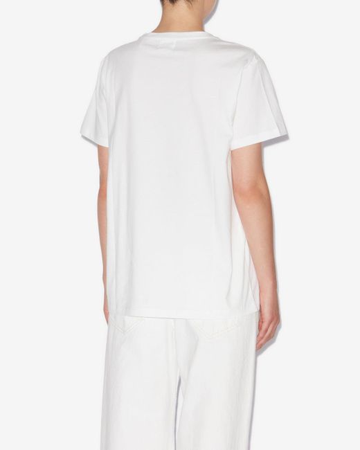 Isabel Marant White Aby T-Shirt